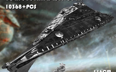 New First Order Eclipse-Class Dreadnought Star Destroyer Lego Building Kit available!