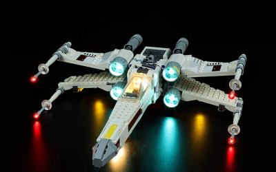 New Star Wars Luke Skywalker's X-Wing Fighter Lego Lighting Set!