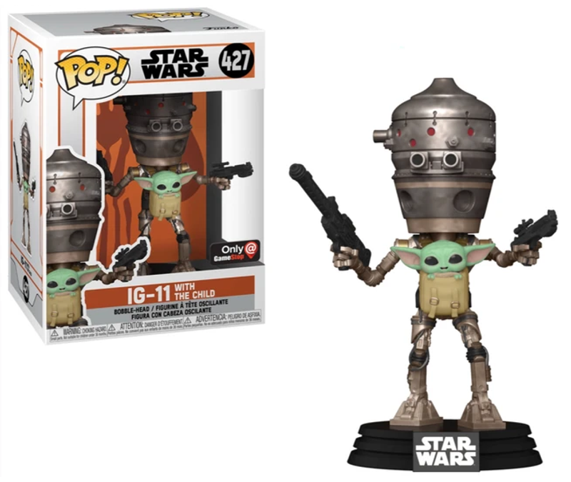 New The Mandalorian IG-11 (with The Child) Bobble Head Toy available!