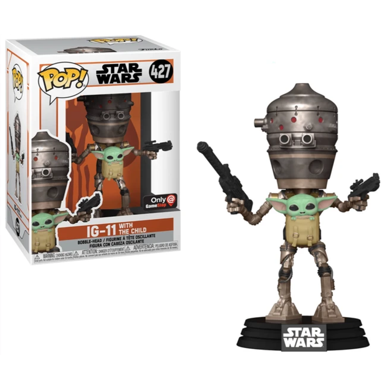 New The Mandalorian IG11 (with The Child) Bobble Head Toy available