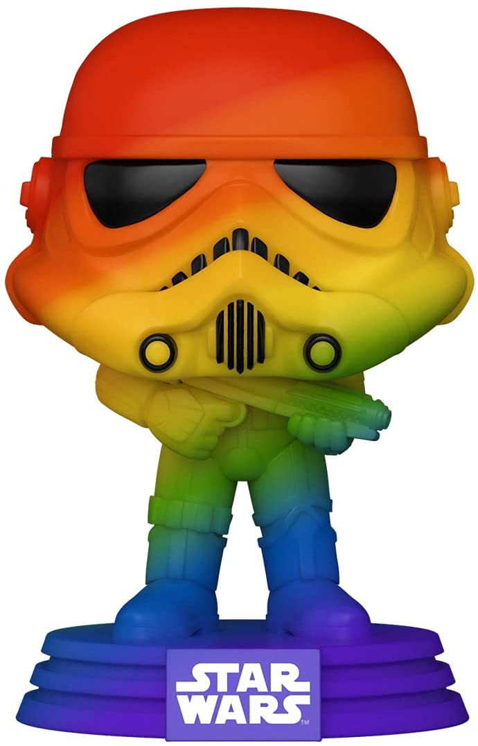 SW Rainbow Imperial Stormtrooper Bobble Head Toy 2