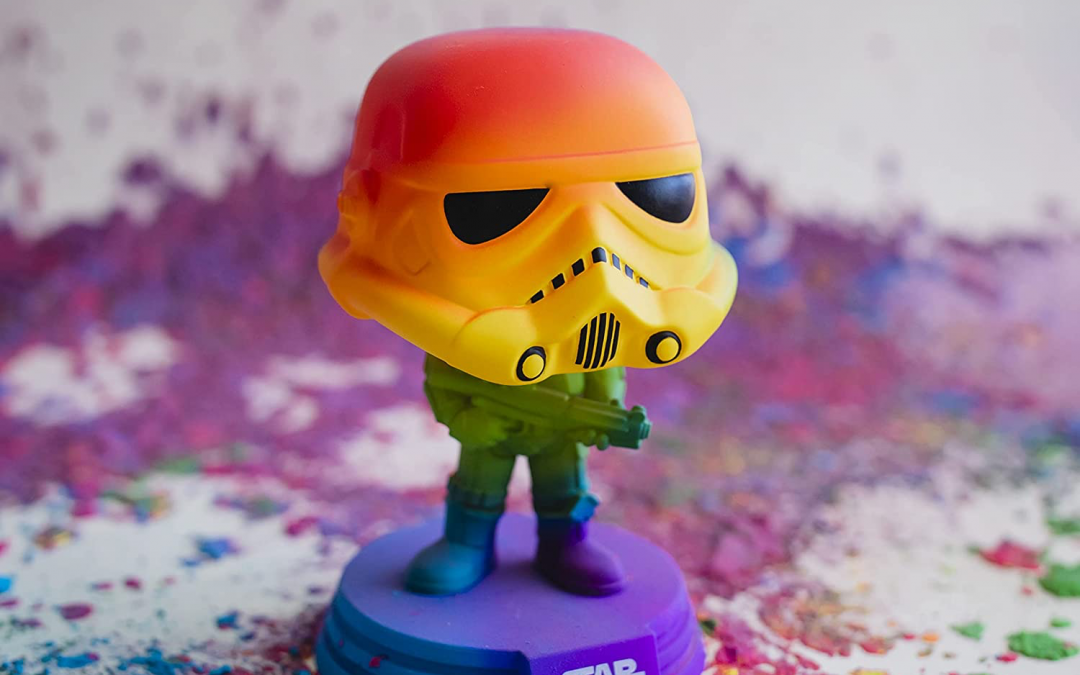 New Star Wars Rainbow Imperial Stormtrooper Bobble Head Toy available for pre-order!