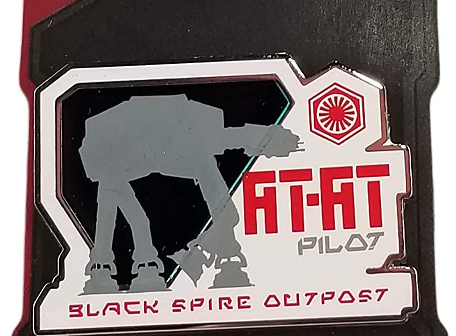 New Galaxy's Edge First Order AT-AT Black Spire Outpost Pin available!