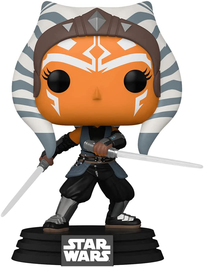 TM Ahsoka with Lightsabers FP Bobble Head Toy