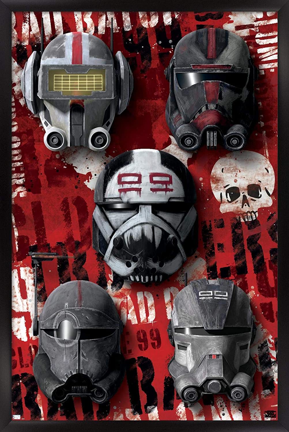 SWTBB Helmets Wall Poster 1