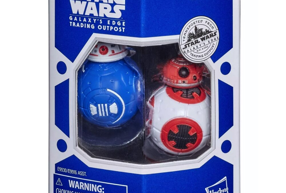New Galaxy's Edge Trading Outpost Depot Blue & Red BB Units Figure 2-Pack available!