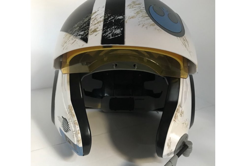 New Galaxy's Edge Poe's Blue X-Wing Pilot Helmet available now!
