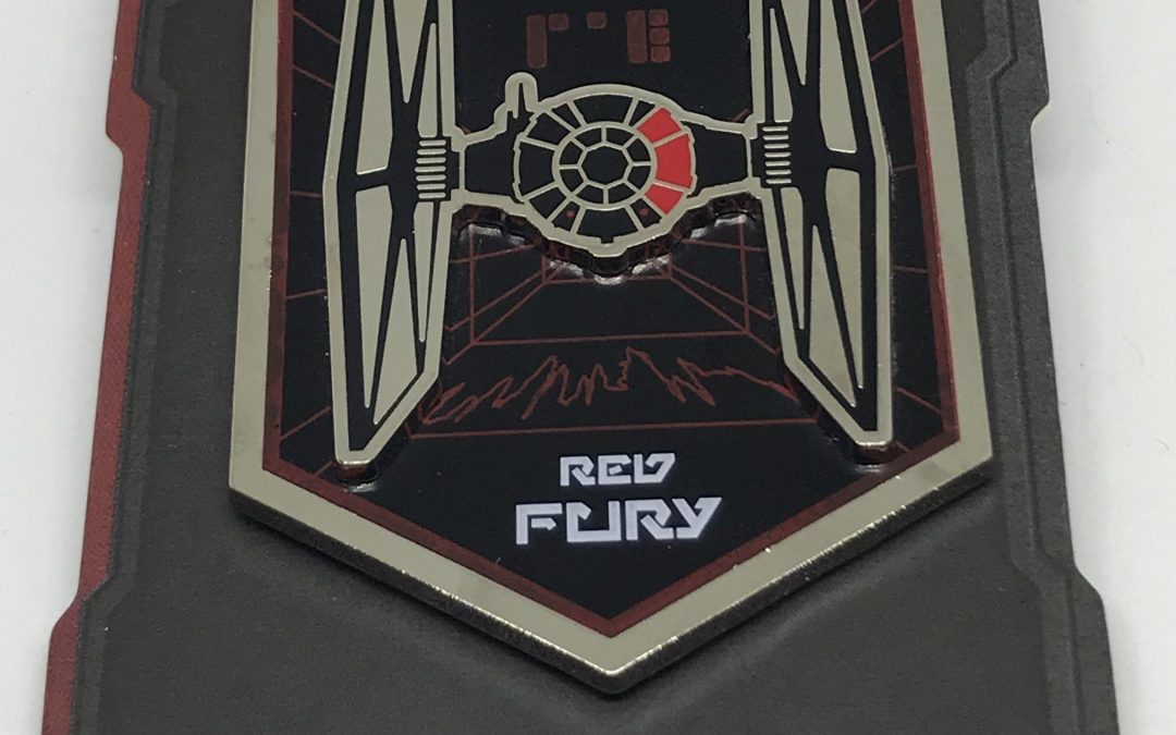 New Galaxy's Edge Tie Fighter Red Fury Pin available now!