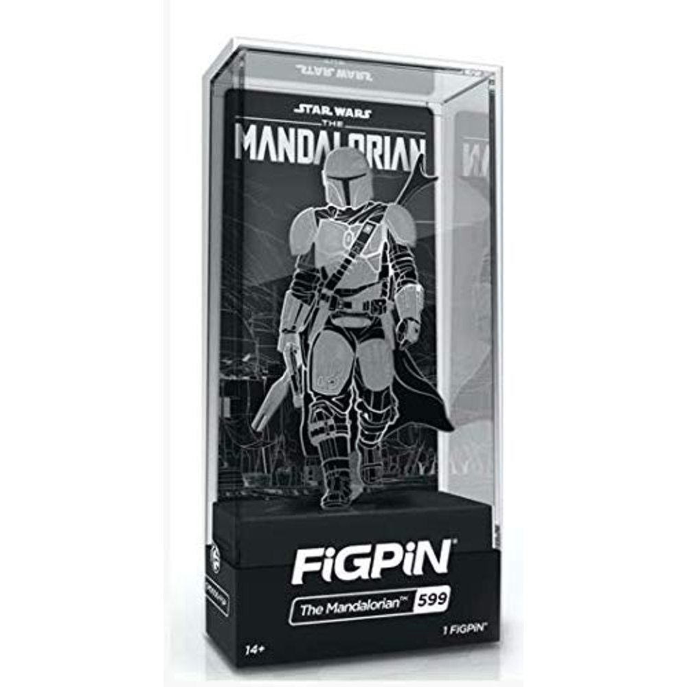 TM Mando (Din Djarin)Think 3 Fold Silver FiGPiN Pin 1