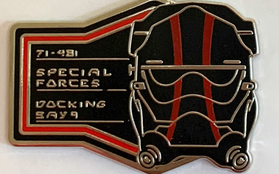 New Galaxy's Edge First Order Tie Pilot Helmet Special Forces Docking Bay 9 Pin available!