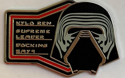 New Galaxy's Edge Supreme Leader Kylo Ren Docking Bay 9 Pin available!