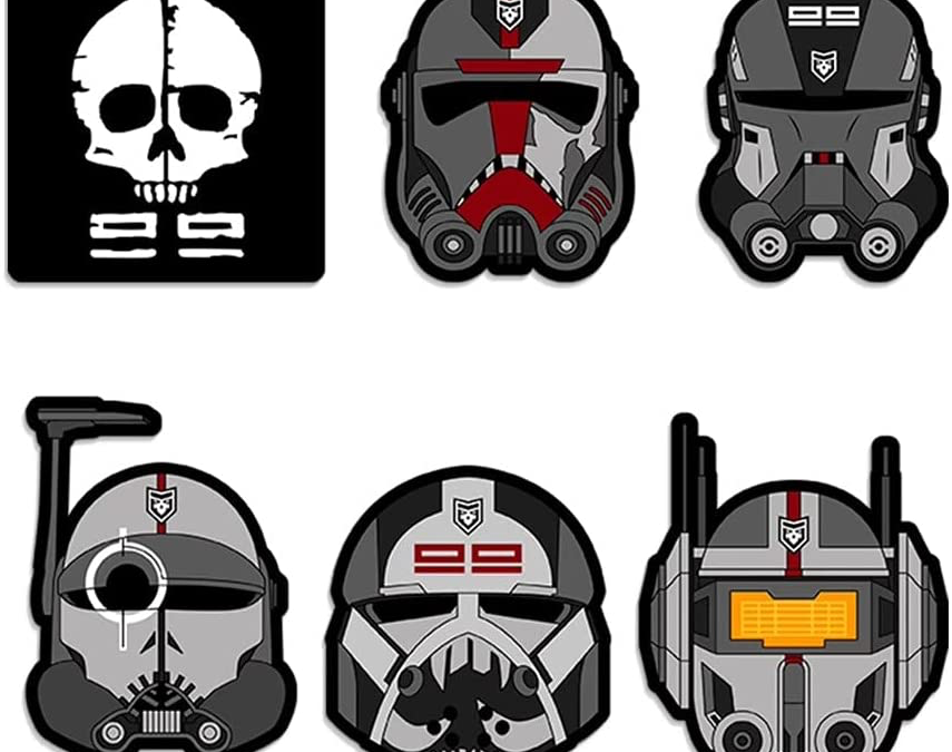 New The Bad Batch Helmet Complete Vinyl Decal Sticker Set Available
