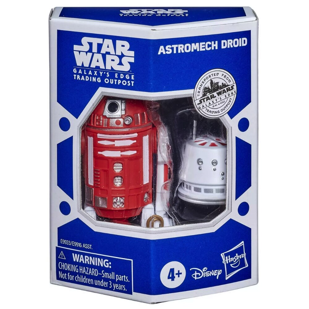 SWGE Trading Outpost Astromech Red & White R2 Unit Figure 1