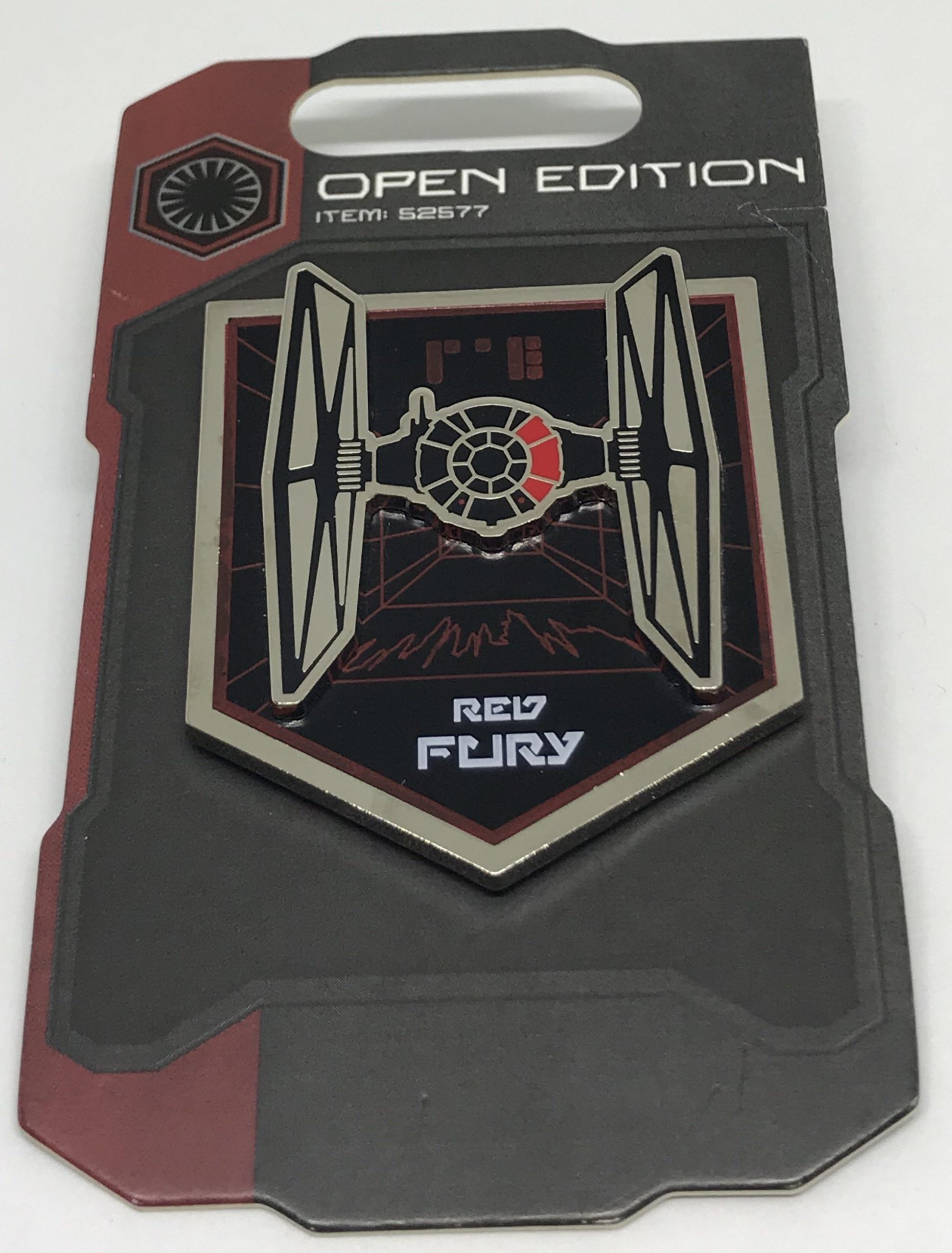 SWGE Tie Fighter Red Fury Pin