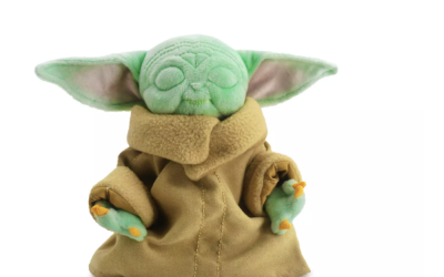 New The Mandalorian The Child (Grogu) in Zen Pose Mini Bean Plush Toy available!