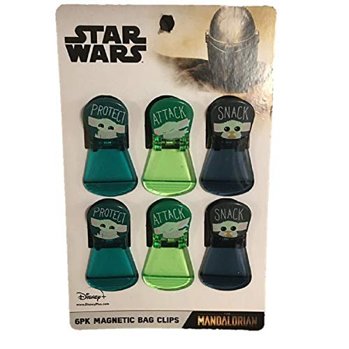 TM The Child (Grogu) Magnetic Snack Bag Clips 6-Pack 1