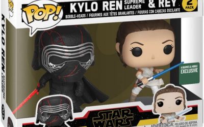 New Rise of Skywalker Funko Pop! Kylo Ren & Rey Bobble Head Toy 2-Pack available!