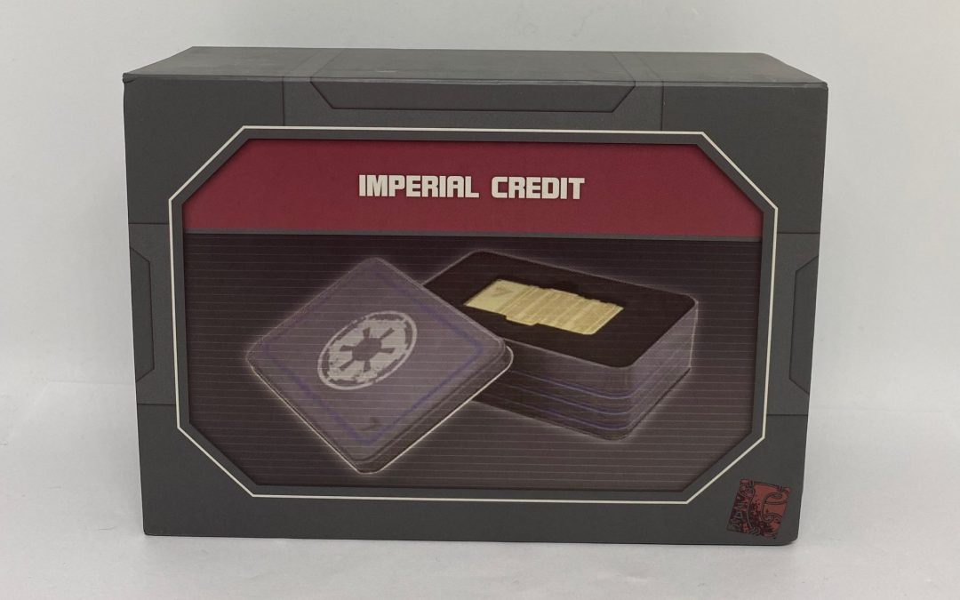 New Star Wars Galaxy's Edge Gold Imperial Credit available!