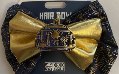 New Galaxy's Edge Droid Depot Gold Hair Bow available now!