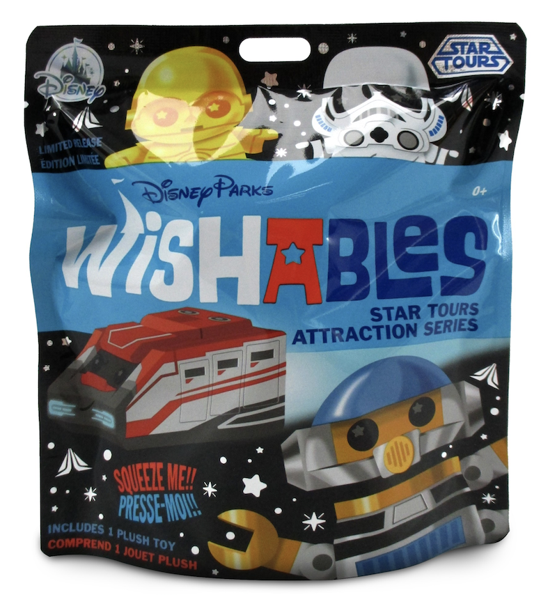 SWGE Star Tours Mystery Wishables Plush Toy Set 1