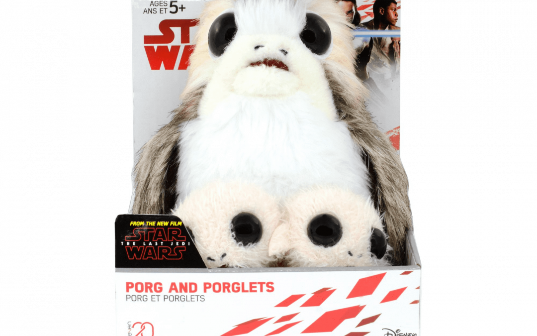 New The Last Jedi Porg and Porglets plush toy set available now!