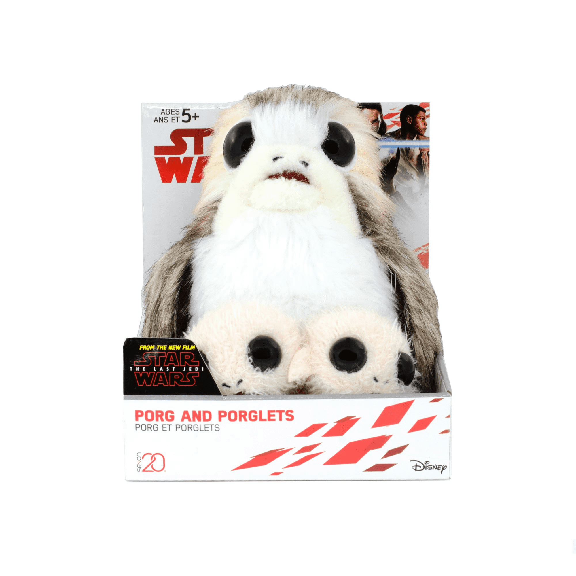 TLJ Porg and Porglets plush toy set 1