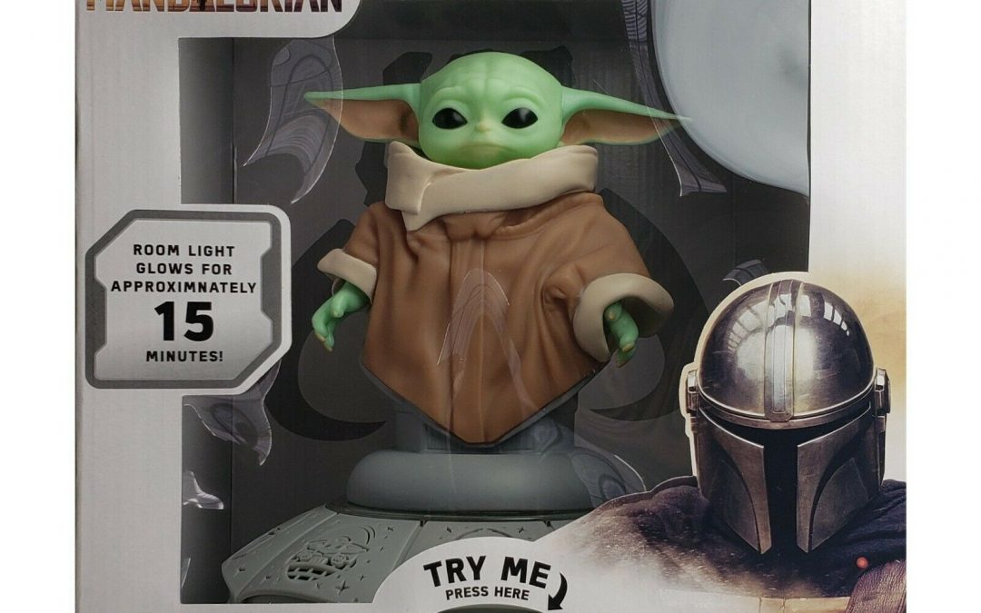 New The Mandalorian The Child (Grogu) Light & Sound Talking Room Glow Nightlight available now!