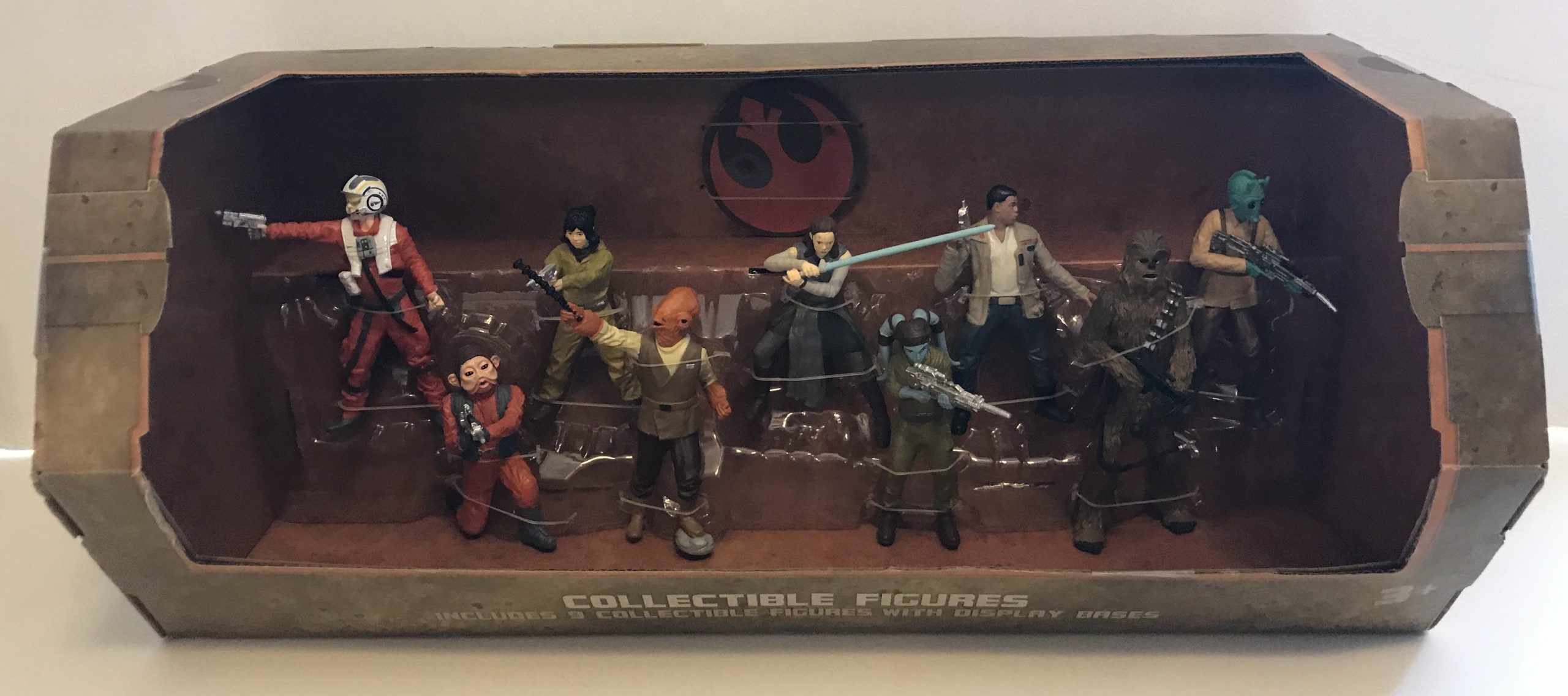 SWGE TLJ Figure Cake Topper Play Set 1