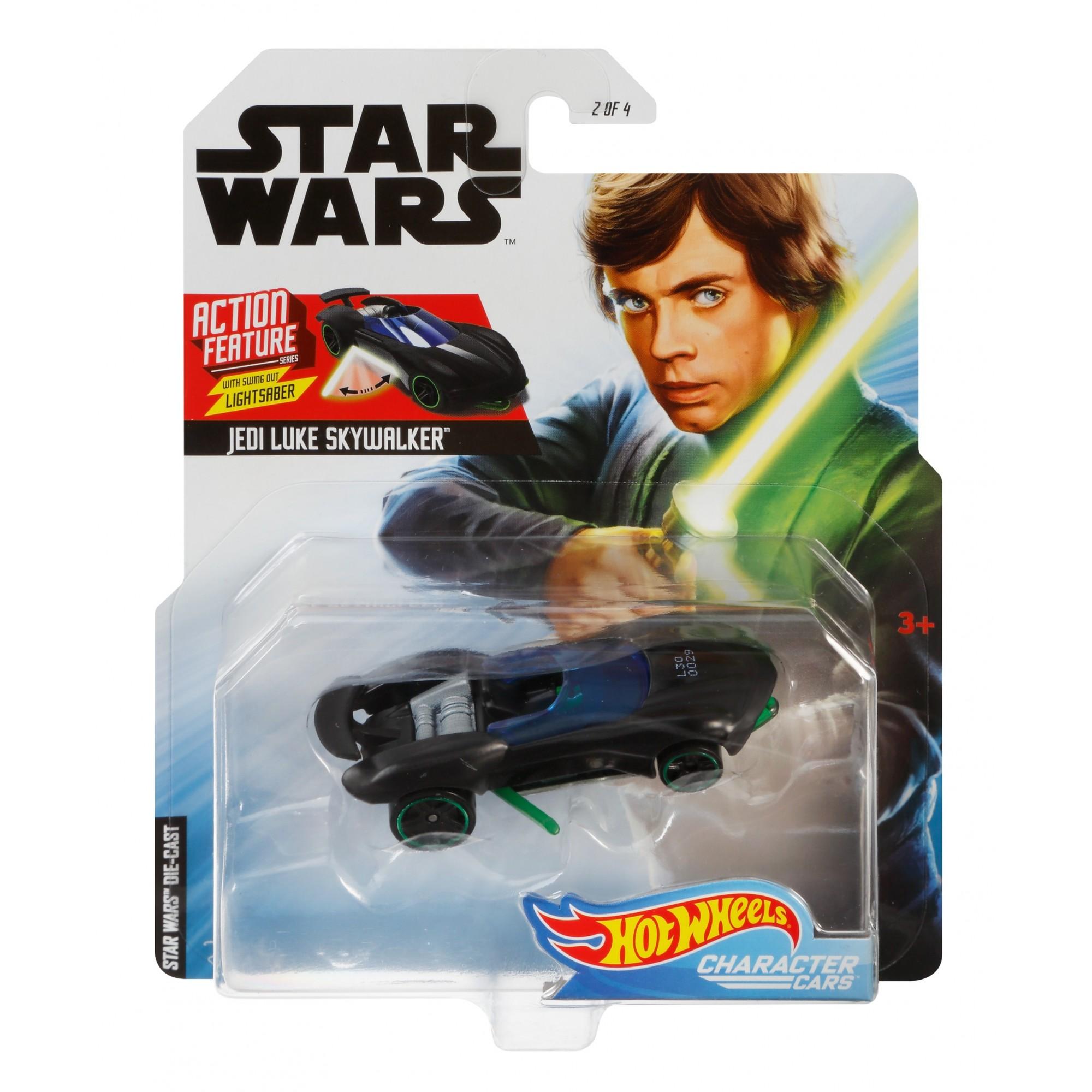 New Star Wars Luke Skywalker Hot Wheels Character Car Available Now 