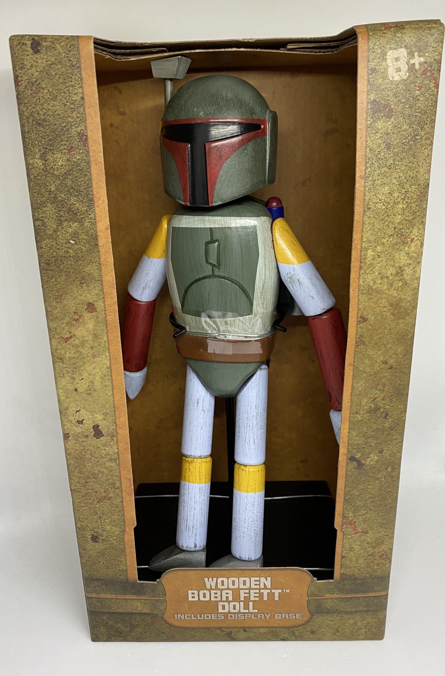 SWGE Boba Fett Wooden Doll Figurine