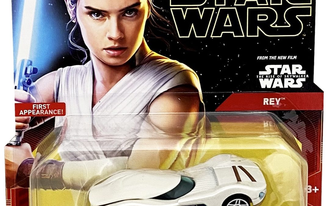 New Rise of Skywalker Hot Wheels Rey Character Car Toy available now!