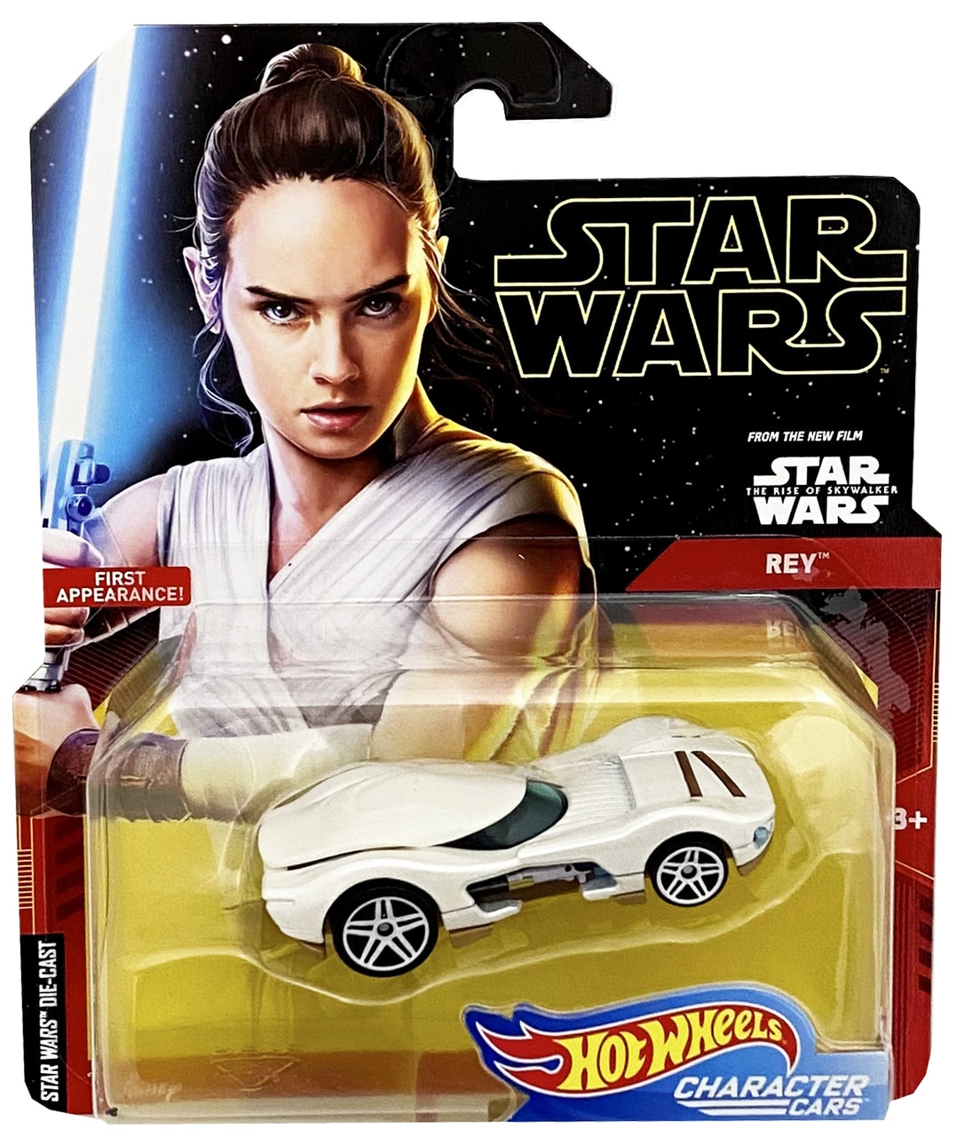 TROS Hot Wheels Rey Character Car Toy 1