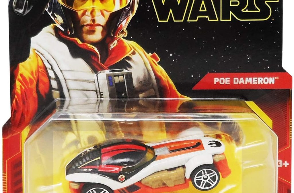 New Rise of Skywalker Poe Dameron Hot Wheels Character Car available now!