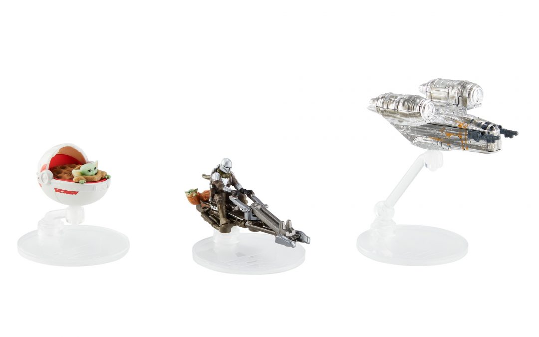 New The Mandalorian Hot Wheels Die-Cast Vehicle Starships 3-Pack available now!