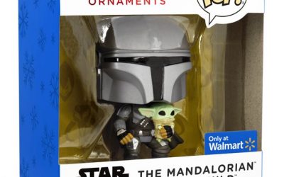 New The Mandalorian Mando (Din Djarin) with The Child (Grogu) Funko POP! Ornament available!