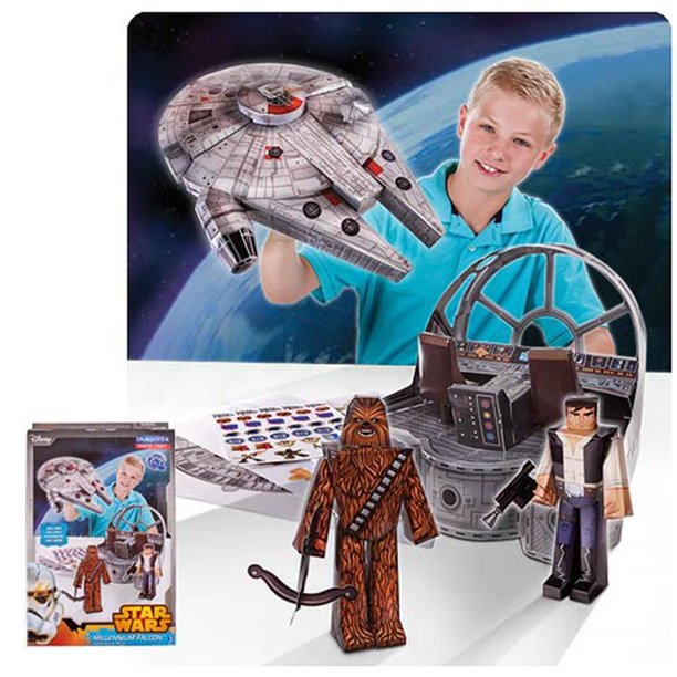 New Star Wars Millennium Falcon Papercraft Adventure Pack available now!