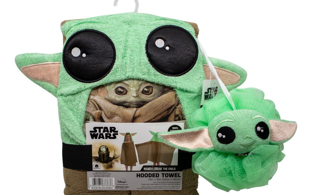 New The Mandalorian The Child (Grogu) Bath Towel and Loofah Set available!