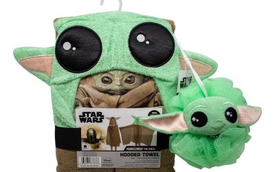 New The Mandalorian The Child (Grogu) Bath Towel and Loofah Set available!