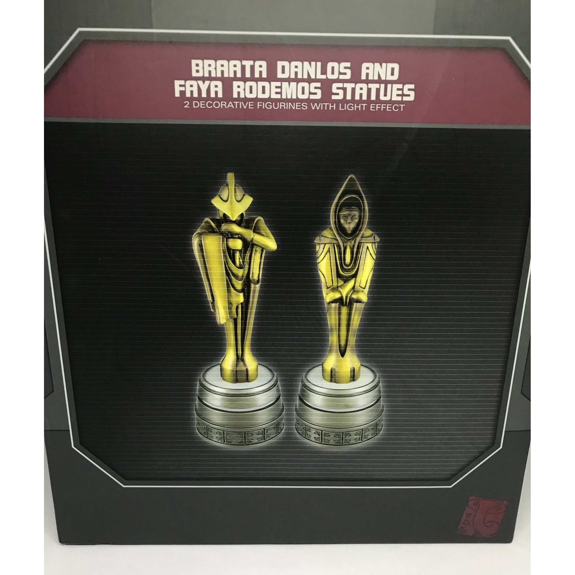 SWGE Braata and Faya Light Up Decorative Figurine Statue Set 1