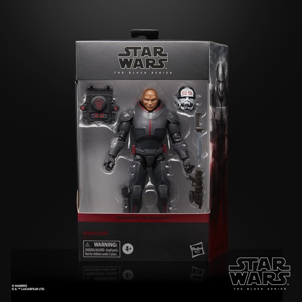 New The Bad Batch Wrecker Deluxe Black Series Figure available now!