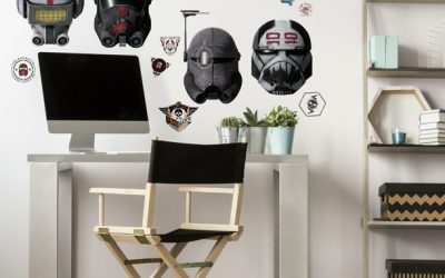New The Bad Batch Helmets Peel and Stick Giant Wall Decal Set available!