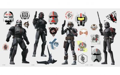 New The Bad Batch Character Peel and Stick Wall Decal Set available now!