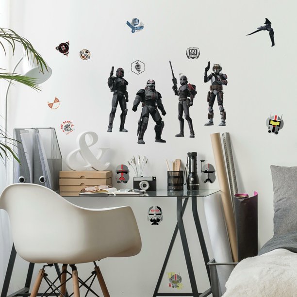 SWTBB Character Peel and Stick Wall Decal Set 2