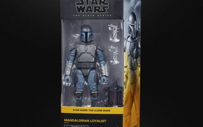New Star Wars The Clone Wars Mandalorian Loyalist Black Series Figure available!