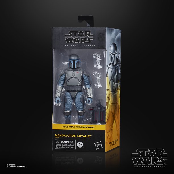 New Star Wars The Clone Wars Mandalorian Loyalist Black Series Figure available!