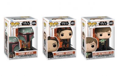 New The Mandalorian Funko Pop! Bobble Head Toy 3-Pack Bundle available!