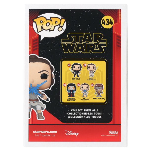 Rey with 2 Light Sabers Funko Pop! Bobble Head Toy 2