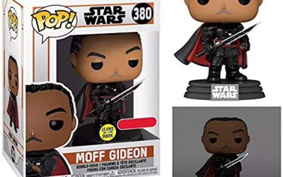 New The Mandalorian Moff Gideon Glow in The Dark Bobble Head Toy available!