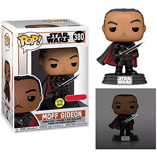 New The Mandalorian Moff Gideon Glow in The Dark Bobble Head Toy available!