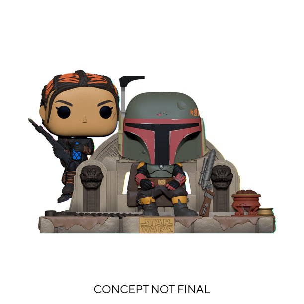 New The Mandalorian Funko Pop! Movie Moment Boba Fett & Fennec Bobble Head Toy available!
